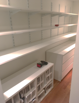 Begehbarer Schrank